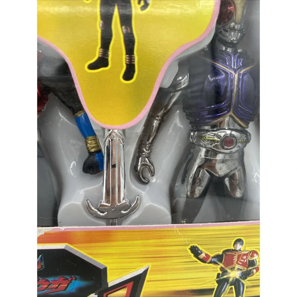Vintage Kamen Rider Agito Bootleg Figure Set w/ Original Box Set of 5
